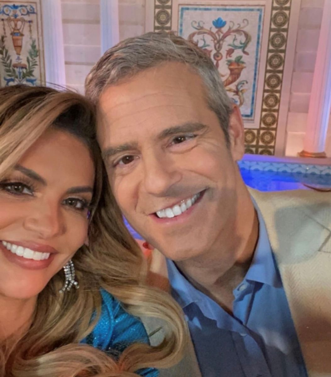 Adriana Moura with Andy Cohen