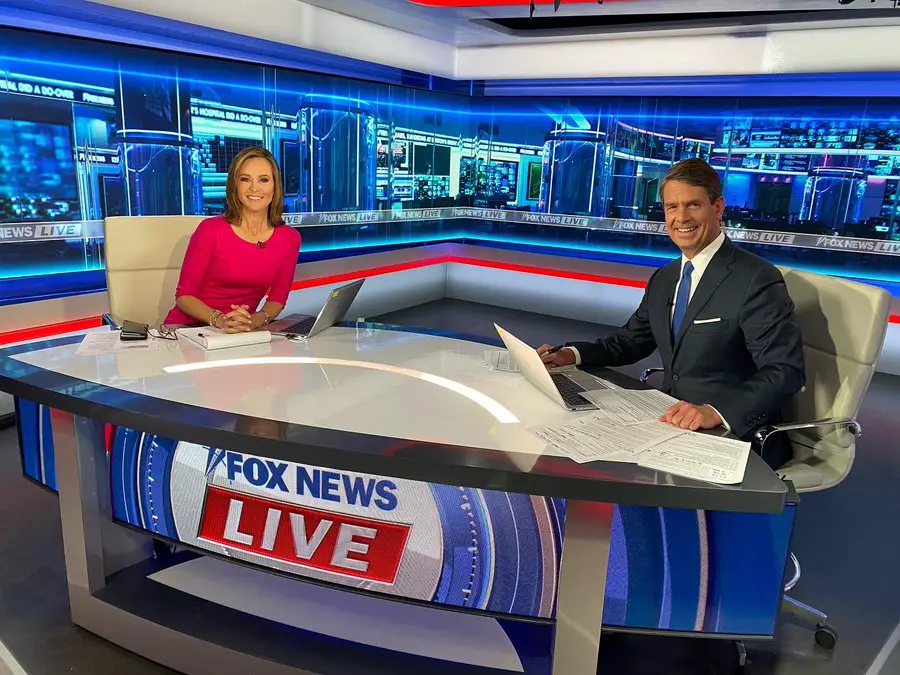Anita Vogel Co-hosting Fox News Live with Griff Jenkins in 2021