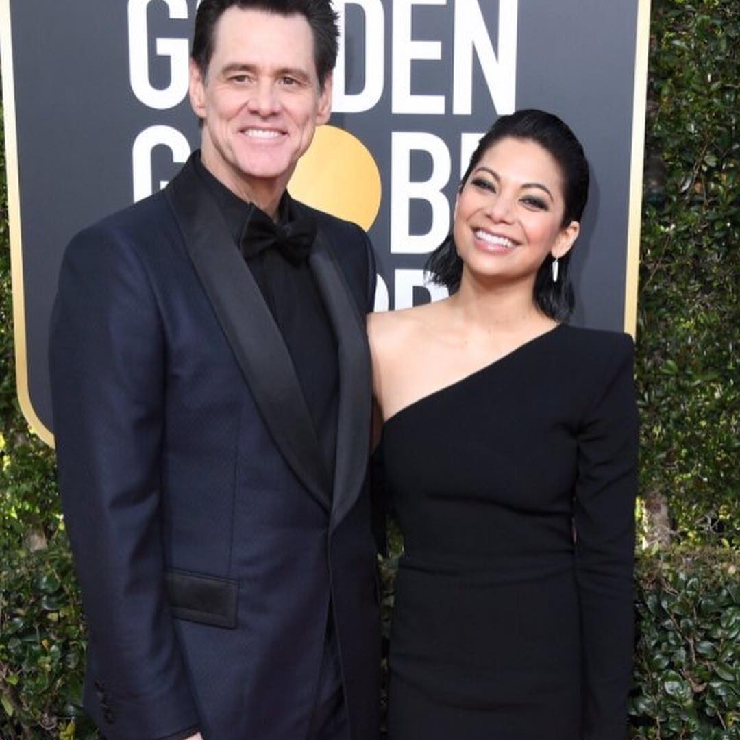 Ginger Gonzaga with Jim Carrey Dating in 2019