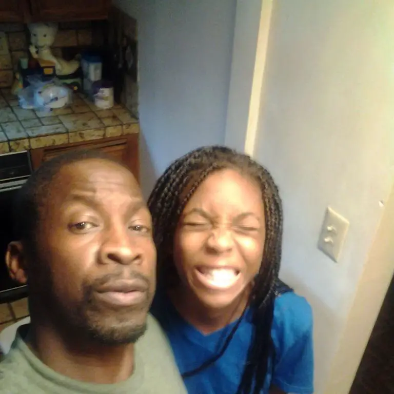 Glenn Plummer with his Daughter in 2015
