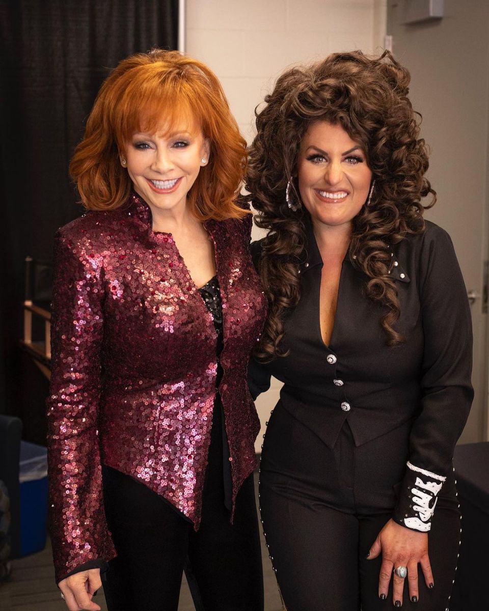 Hannah Dasher with Reba McEntire