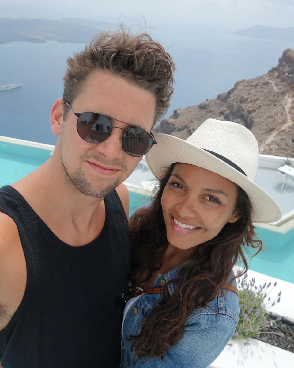 Jessica Lucas and her husband Alex Jermasek