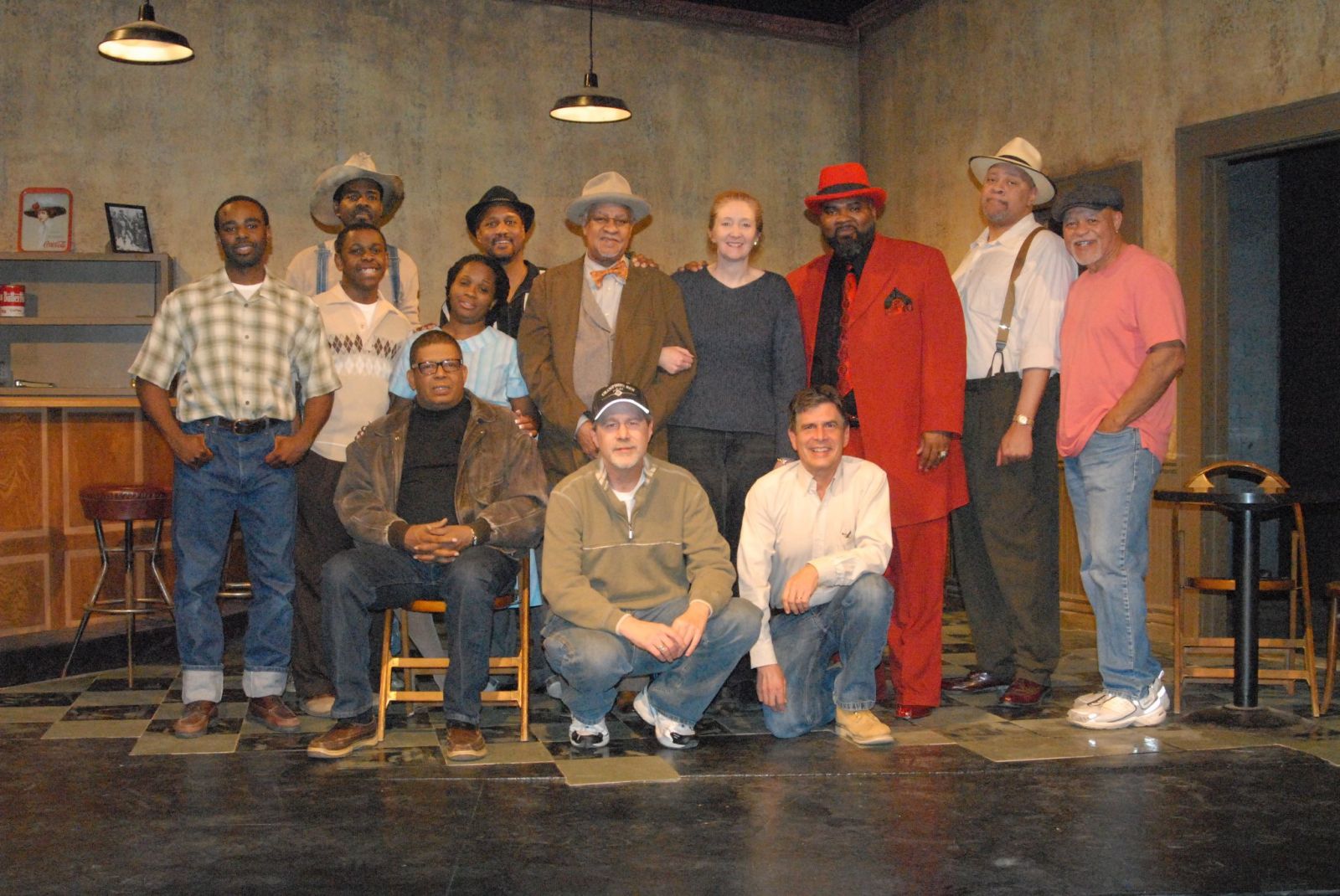 John Beasley with a team at John Beasley Theater and Workshop