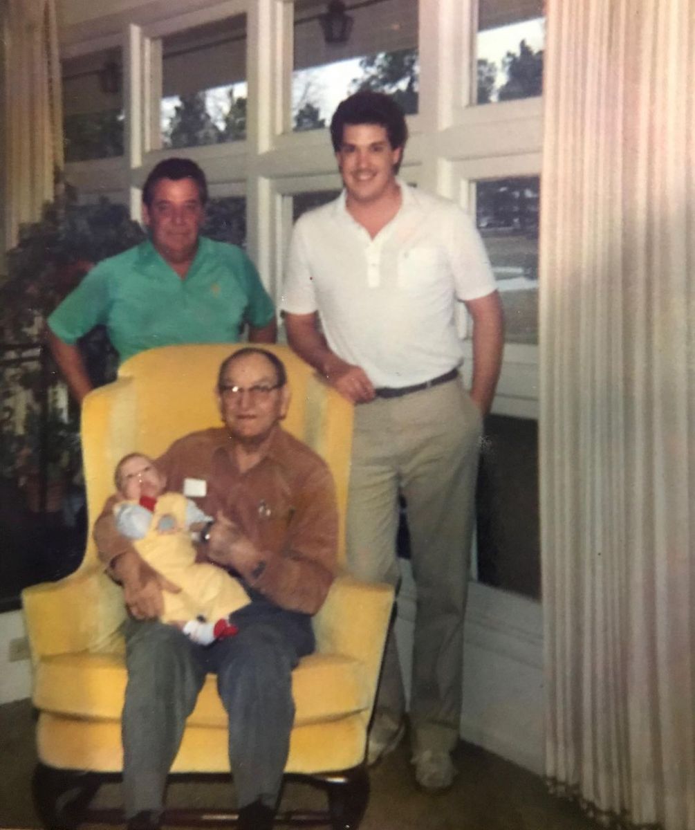 Johnny Wactor with his father & grandfather