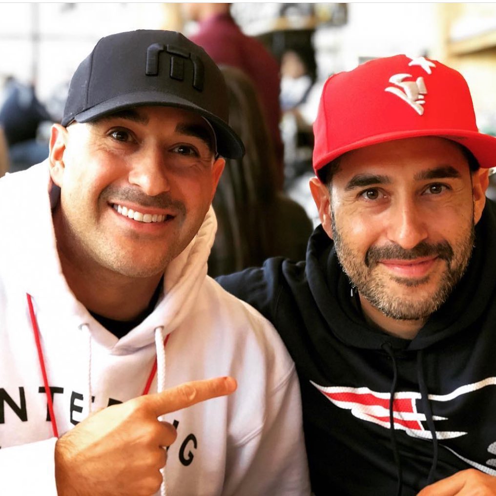 Jon Anik with his identical twin brother