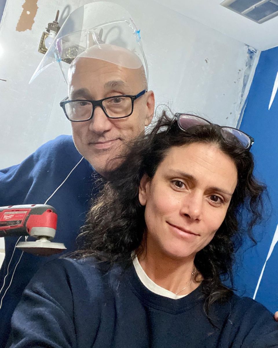 Kenny Alfonso with her Partner-Wife Melissa Ponzio in 2022