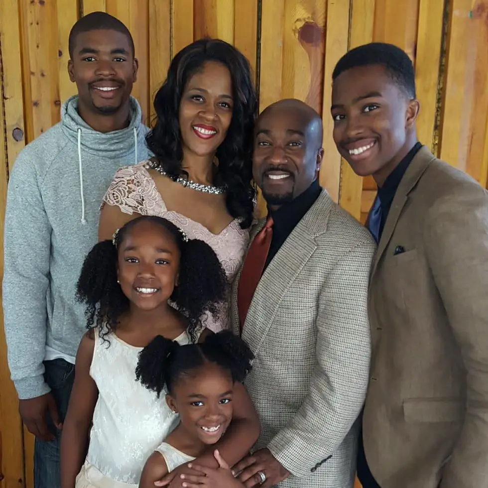 Khamani Griffin with his Family in 2016