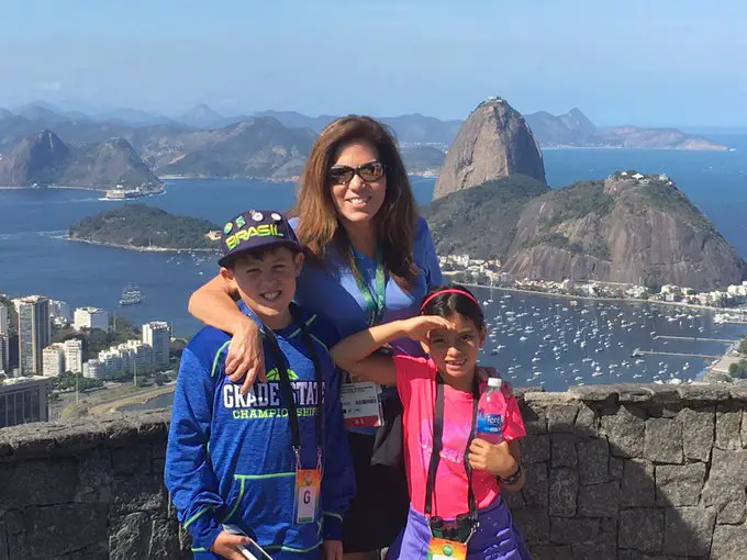 Michele Tafoya's husband shared a picture of Tafoya and their her son Tyler and daughter Olivia
