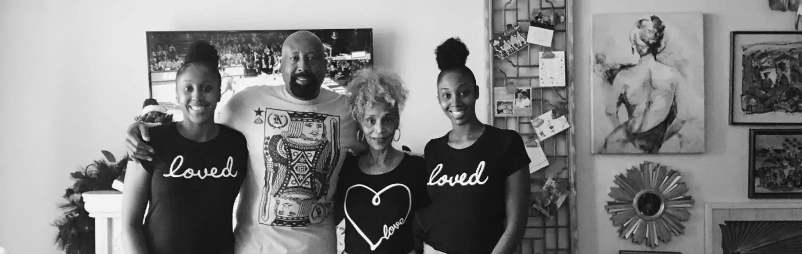 Mike Woodson with his Family in 2017