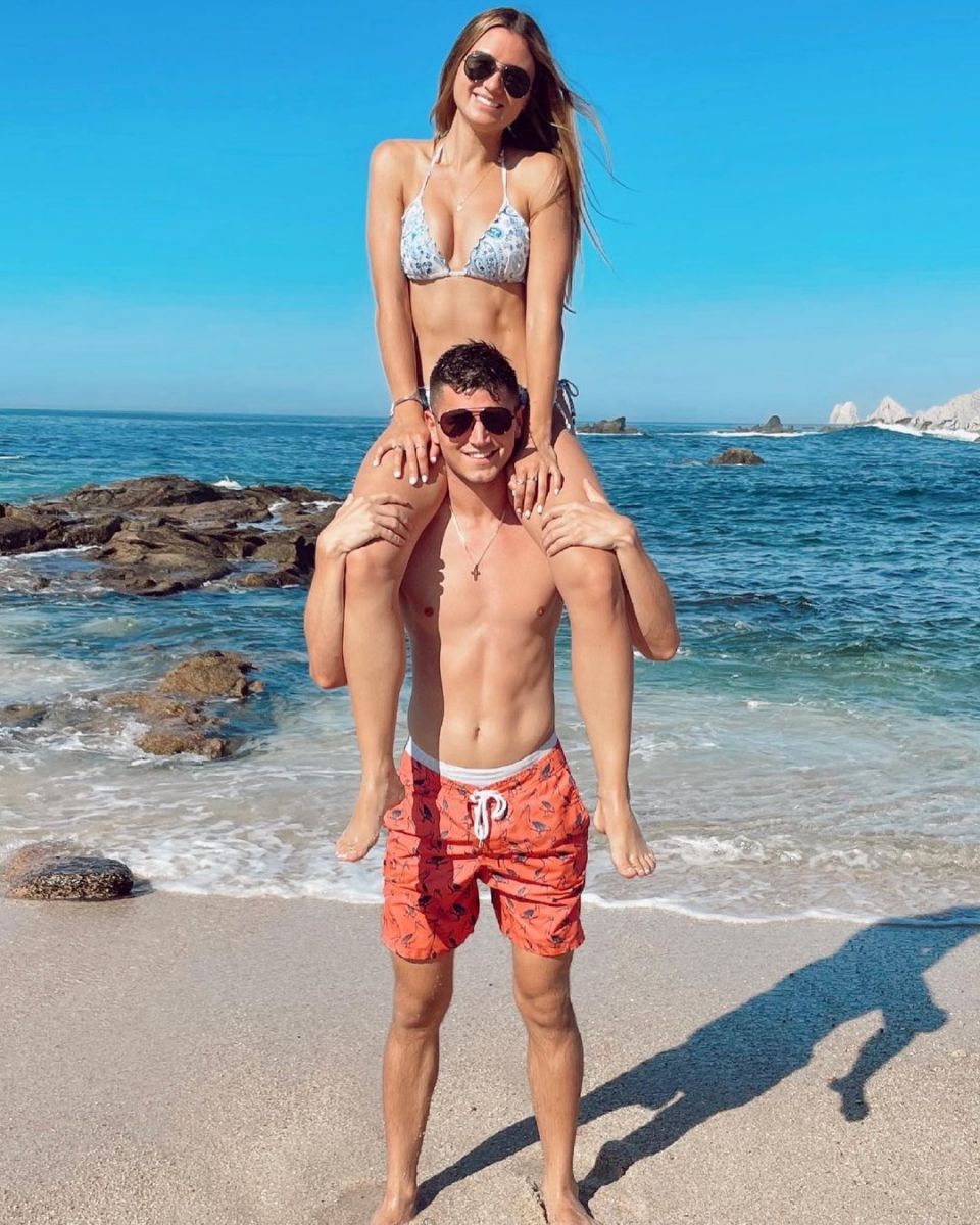 Nick DiGiovanni with his Girlfriend Isabelle Tashima in 2021