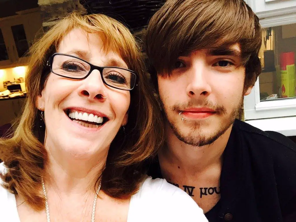 Phyllis Logan and son David she had with husband McNally