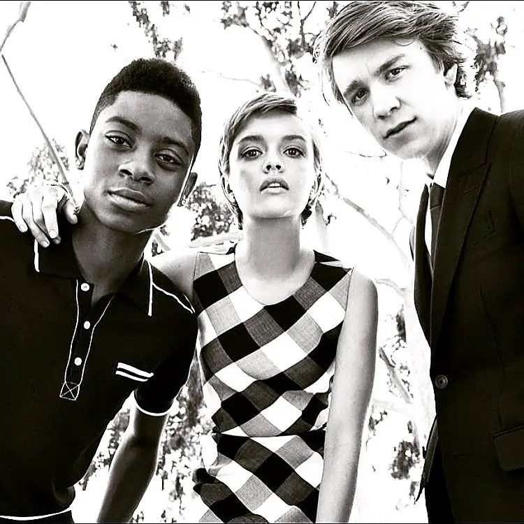 RJ Cyler with Me and Earl and the Dying Girl Costars Thomas Mann and Olivia Cooke