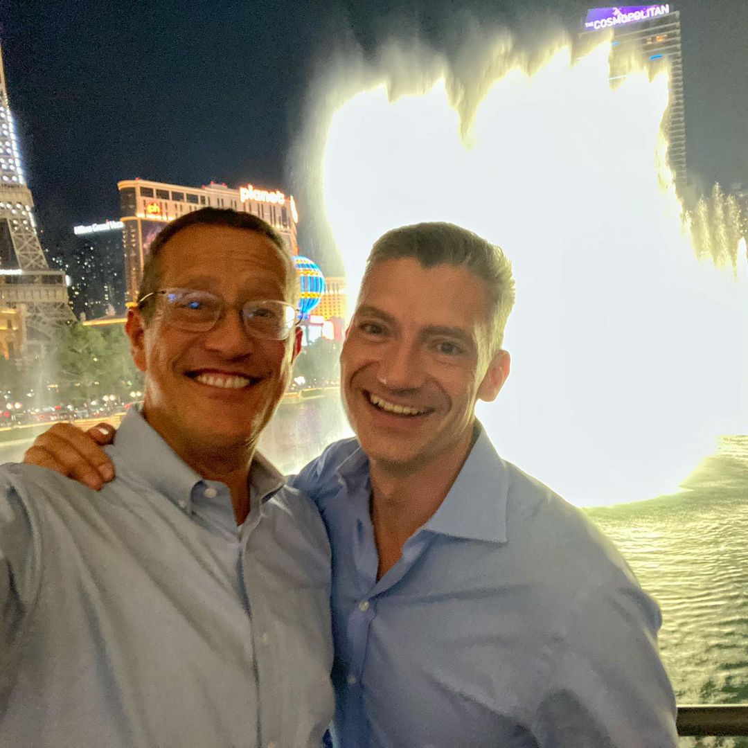 Richard Quest and his partner Chris Pepper