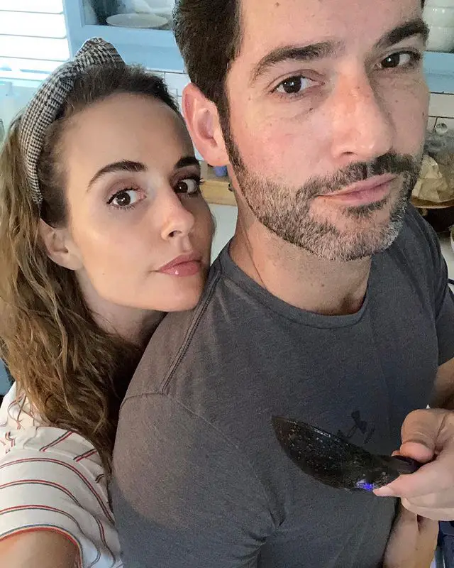 Tom Ellis and his wife