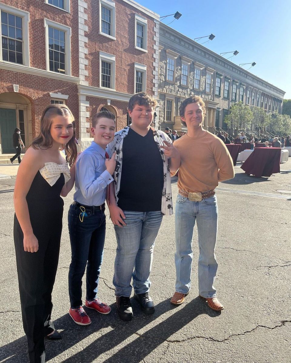 Wyatt McClure with Iain Arimitage and co-stars