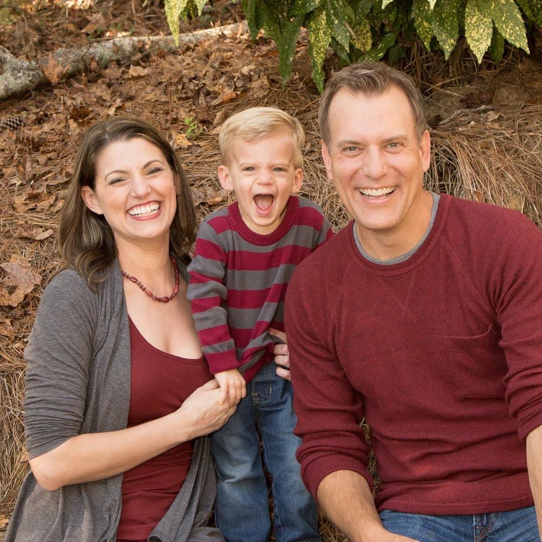 Allison Chinchar with her Husband and Son