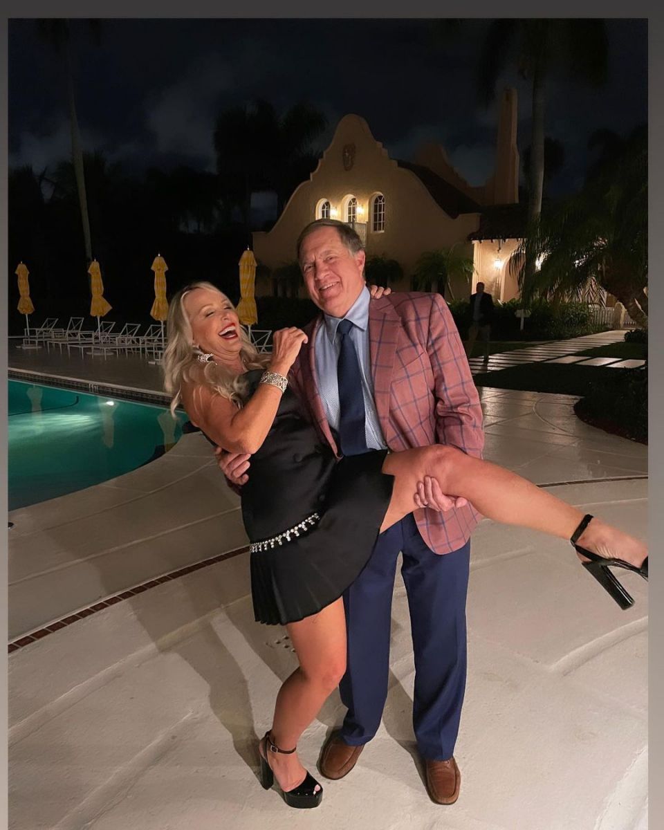 Bill Belichick and Linda Holliday 