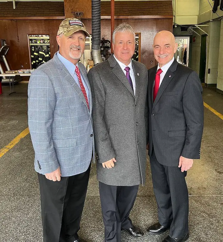 Frank Siller With NY Mayor Jimmy Davis