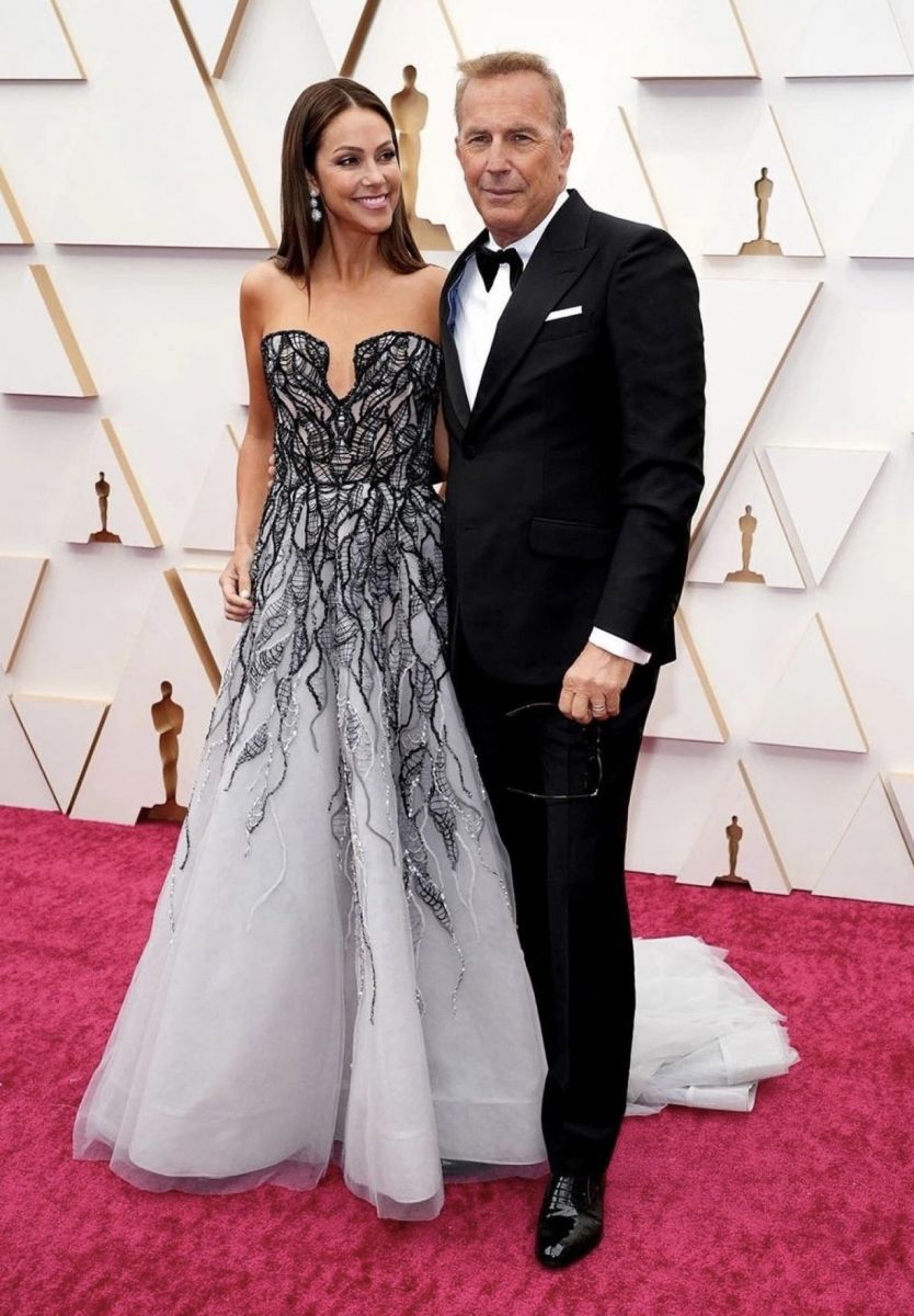 Kevin Costner With Christine Baumgartner in 2022