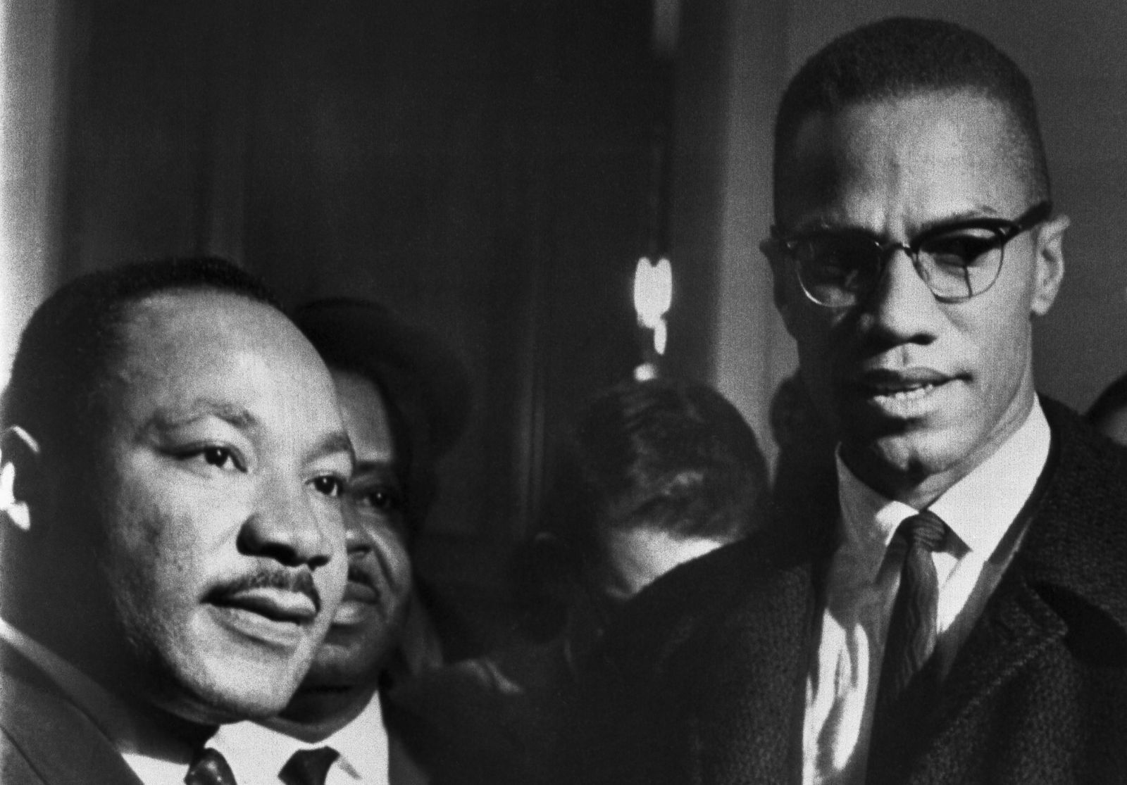 Malcolm X with Martin Luther King