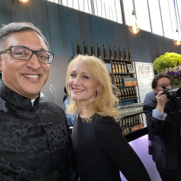 Neal Katyal on Red Carpet with House of Cards Actress Patricia Clarkson