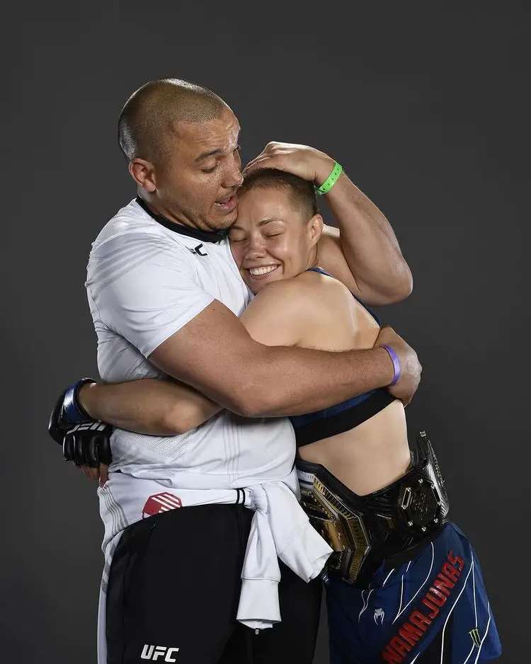 Rose Namajunas With Fiancee Pat Barry