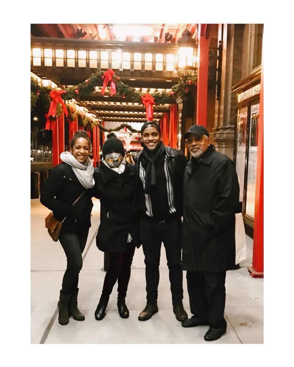 Sterling Sulieman With Parents And Sibling