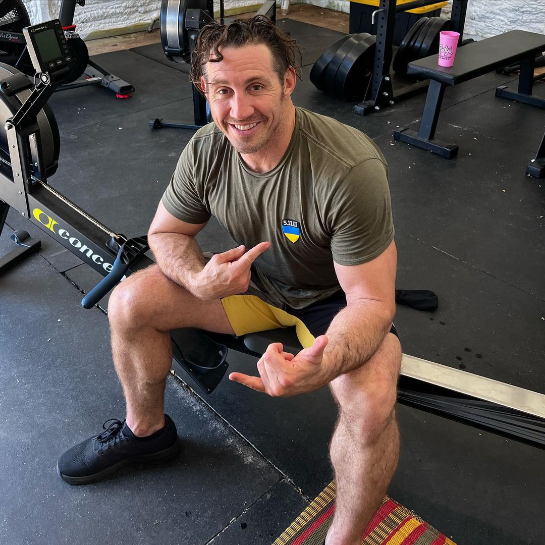 Tim Kennedy after his workout