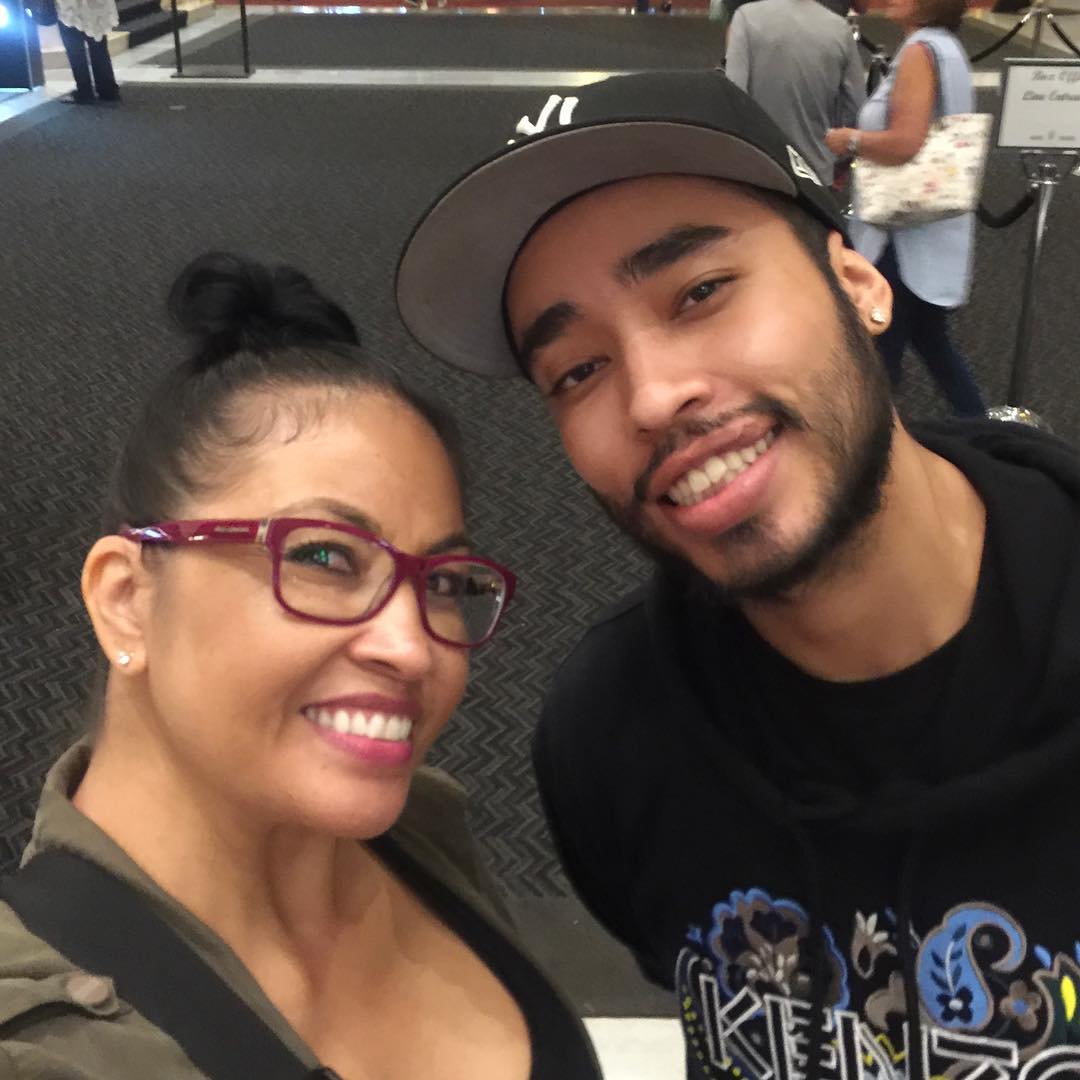 Tracy Marrow Jr with his Mother in 2018