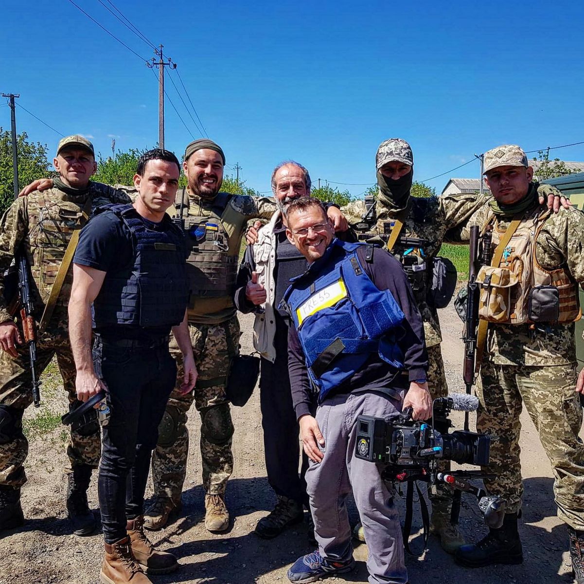 Trey Yingst in Ukraine