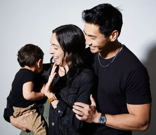 Yoshua Sudarso With Wife Sarah and Child